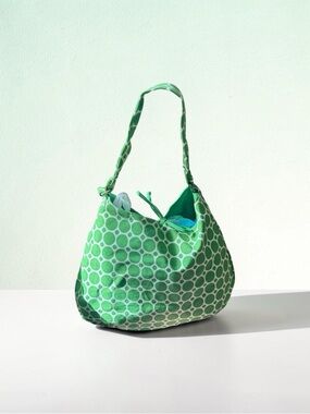 Green Polka Dot Shoulder Bag - Unbranded